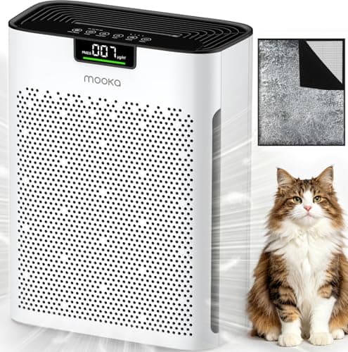 MOOKA KJ190 H13 True HEPA Air Purifier for Large Rooms up to 2200 Sq Ft