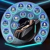 HealthRelife 4D SL-Track Full Body Zero Gravity Massage Chair with Yoga Stretch
