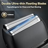 Brightup IPX6 Waterproof Foil Electric Shaver with Pop-Up Trimmer & LED Display