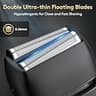Brightup IPX6 Waterproof Foil Electric Shaver with Pop-Up Trimmer & LED Display