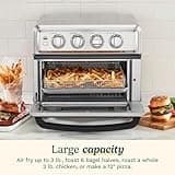 Cuisinart 8-in-1 Air Fryer Toaster Oven with Convection and Broil, Stainless Steel