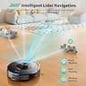 Tikom L8000 Plus Robot Vacuum and Mop Combo with 90-Day Self-Emptying Base