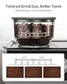 EUHOMY 20-Bar Espresso Machine with Built-In Burr Grinder