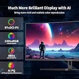 SANSUI 34-Inch Curved Ultrawide UWQHD Gaming Monitor 200Hz 1ms HDR