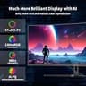 SANSUI 34-Inch Curved Ultrawide UWQHD Gaming Monitor 200Hz 1ms HDR