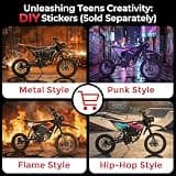LIFEMAGIC Electric Dirt Bike for Adults, 3600W Motor, 50 MPH Top Speed