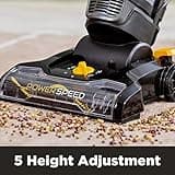 Eureka PowerSpeed Lightweight Upright Vacuum Cleaner with Pet Turbo Attachment
