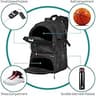 WOLT Expandable Basketball Backpack with Ventilated Shoe & Ball Compartment