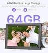 Uhale 15.6-Inch Large Digital Picture Frame with SD and USB Card Support