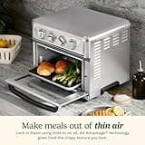 Cuisinart 8-in-1 Air Fryer Toaster Oven with Convection and Broil, Stainless Steel