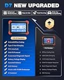 XTOOL D7 Bidirectional Automotive Scan Tool with AI Diagnostics & CAN-FD