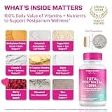 Pink Stork Total Postnatal Multivitamin with Algal DHA & Gentle Iron