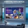 AuKing H10 4K Smart Video Projector with Built-in WiFi and Bluetooth