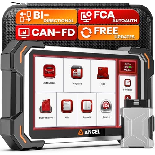 ANCEL DS500BT Wireless Bidirectional Scan Tool with 7-Inch Tablet Display