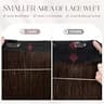 MY-LADY 16-Inch Halo Hair Extensions Real Human Hair Lightweight Weft