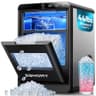 Euhomy 44 lbs Countertop Sonic Pellet Ice Maker Machine with Self-Cleaning Function