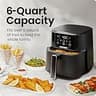 Chefman 6-Quart Compact Digital Air Fryer with Hi-Fry Technology and Presets