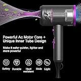slopehill 1800W Professional Ionic Hair Dryer with Magnetic Diffuser Attachment
