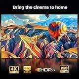 Sovboi Smart Movie Projector with Built-in Google TV, WiFi 6, 180° Stand