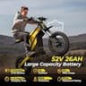 Heybike Villain Electric Dirt Bike, 4160W Mid-Drive Motor, 1352Wh Battery