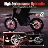 Yozma IN10 Pro Electric Dirt Bike, 5500W Mid-Drive Motor, 50 MPH Speed