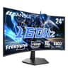 SANSUI 24-Inch Curved FHD 1080p Gaming Monitor 160Hz 1ms VA Panel