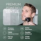 Panasonic ARC5 ES-LV65-S Wet/Dry 5-Blade Electric Razor with Pop-Up Trimmer