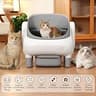 Hazrela Mini-E Ultra-Compact Smart Automatic Cat Litter Box with Health Monitoring