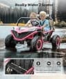 Garvee 24V 4WD 6-Wheel Electric Ride-On Dump Truck with Motorized Bed
