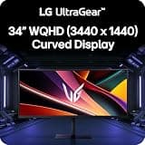 LG Ultragear 34G630A-B 34-Inch WQHD 240Hz 1ms Curved Ultrawide Gaming Monitor