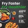 Chefman 2-Quart Mini Air Fryer with Digital Touchscreen and Space-Saving Design