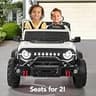 Nitoess Licensed Chevrolet Colorado 24V 4WD Kids Electric Police Cruiser