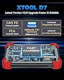 XTOOL D7 Bidirectional Automotive Scan Tool with AI Diagnostics & CAN-FD