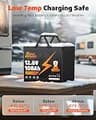 12V 100Ah LiFePO4 BCI Group 24 Deep Cycle Marine and Solar Battery with 100A BMS
