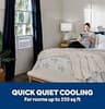 GE 8,000 BTU Wi-Fi Enabled Window Air Conditioner for Medium Rooms Up to 350 Sq Ft