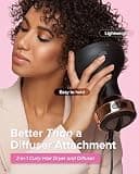 Bellissima Diffon 2-in-1 Ceramic Diffuser Hair Dryer for Volume and Curl Definition