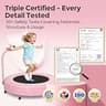 BCAN 36-Inch Toddler Trampoline with Adjustable Foam Handle and Safety Pad