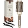 AIMIKE Medium Boar Bristle Ceramic Vented Round Hair Brush for Fine Hair - 1.7 Inch