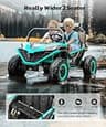 BLISSRIDE 24V 4WD Ride-On Jeep with LED Lights and Parental Remote Control