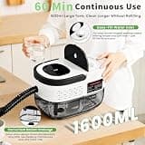 Goyappin 2500W Handheld Steam Cleaner with 1.6L High Capacity Water Tank