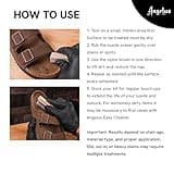 Angelus Suede and Nubuck Cleaning Kit with Eraser Block and Nylon Bristle Brush