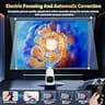 Smart Mini Projector with Electric Focusing, 210° Rotation and Native 1080P Resolution