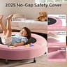 BCAN 36-Inch Toddler Trampoline with Adjustable Foam Handle and Safety Pad