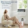 Garvee 8000 BTU U-Shaped Window Air Conditioner with Ultra-Quiet Open Window Design