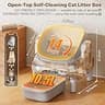 Hazrela Mini-E Ultra-Compact Smart Automatic Cat Litter Box with Health Monitoring
