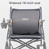 Zurcheel SLF30 Airline Approved Compact Foldable Electric Wheelchair 36 Lbs