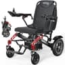 AGELESSJOY 15-Mile Range All-Terrain Foldable Portable Power Motorized Chair