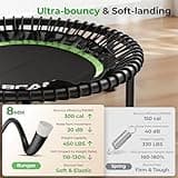 BCAN BT2 40-Inch Bungee Mini Rebounder Trampoline with Adjustable Bar
