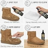 Bickmore Suede and Nubuck Cleaner Spray Non-Toxic Formula for Oil and Water Stains