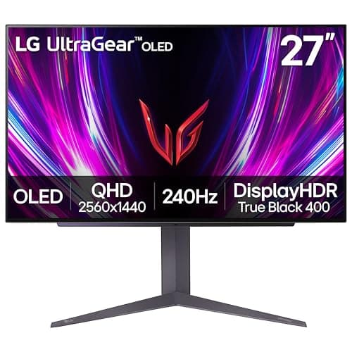 LG 27-Inch UltraGear OLED Gaming Monitor QHD 1440p 240Hz 0.03ms